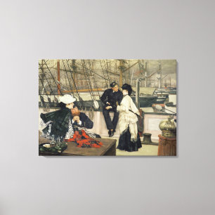 The Captain and the Mate, 1873 Canvas Print
