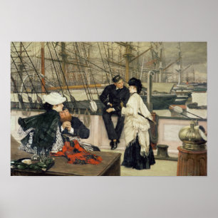 The Captain and the Mate, 1873 Poster