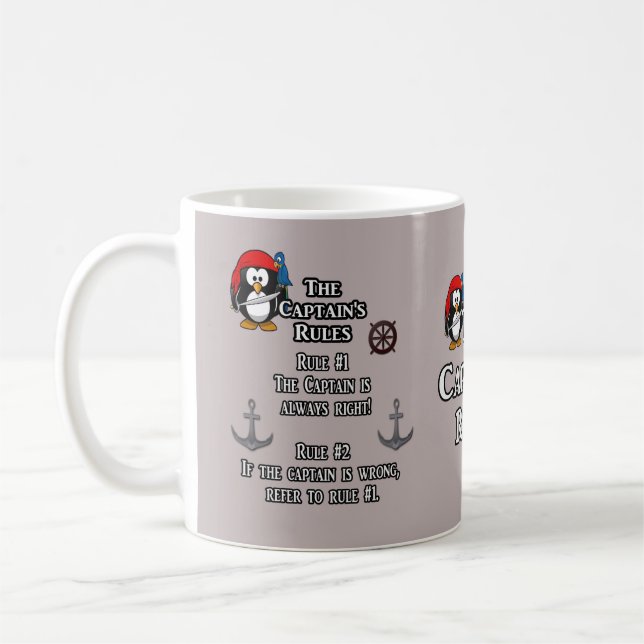 The Captain's Rules -- Mug (Left)