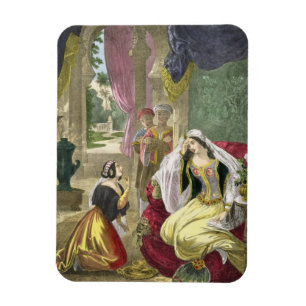 The Captive Hebrew Maid that Waited on Naaman's Wi Magnet