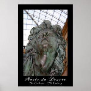 "The Captives" Louvre Museum Poster
