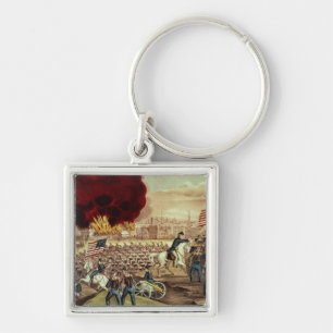 The Capture of Atlanta by the Union Army Key Ring