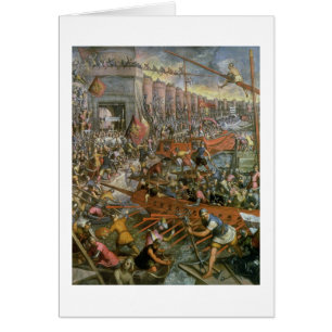 The Capture of Constantinople in 1204 (oil on canv