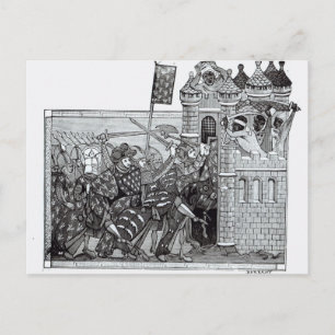 The Capture of Damietta in 1249 Postcard
