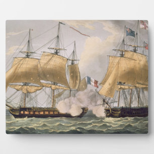 The Capture of La Clorinde, February 26th 1814, en Plaque