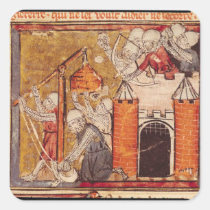 The Capture of Rouen, Grandes Chroniques de Square Sticker