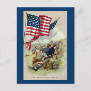 The Capture of San Juan Hill Postcard