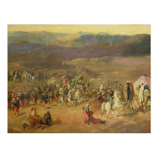 The Capture of the Retinue of Abd-el-Kader Postcard