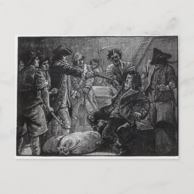 The Capture of Wolfe Tone in 1798 Postcard (Front)