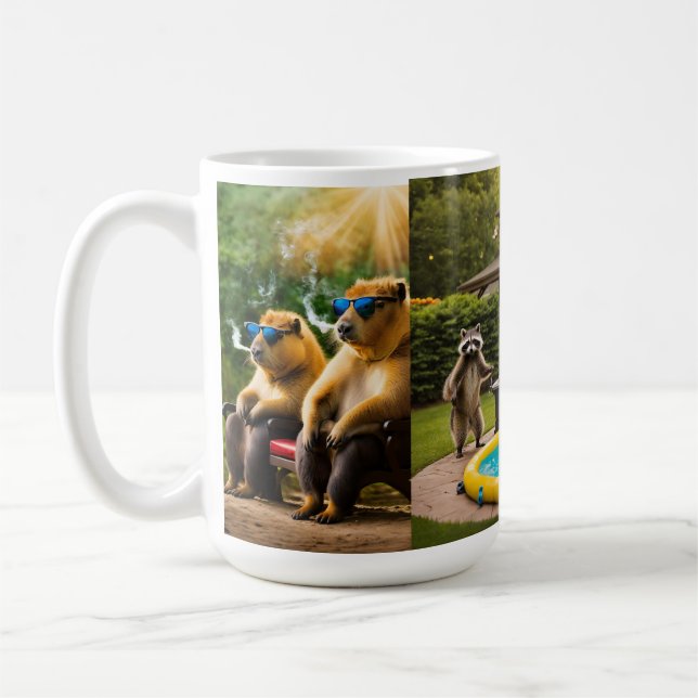 The Capybara Kings Coffee Mug (Left)