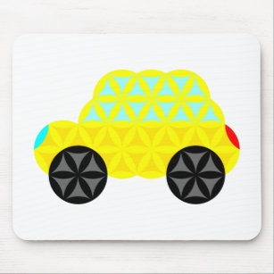 The Car Of Life - Sacred Shapes A1. Mouse Mat