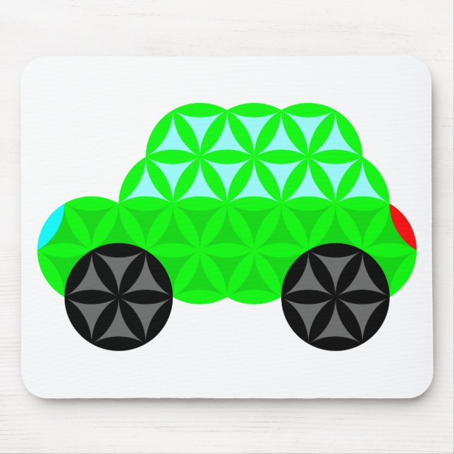 The Car Of Life - Sacred Shapes A2. Mouse Mat (Front)