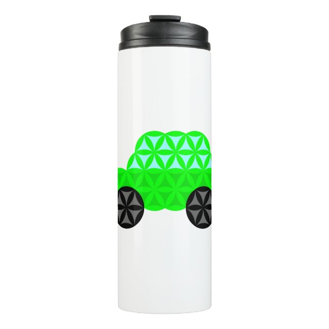 The Car Of Life - Sacred Shapes A2. Thermal Tumbler (Front)