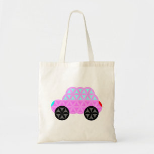 The Car Of Life - Sacred Shapes A3.Pink. Tote Bag