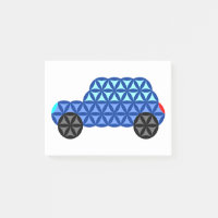 The Car Of Life - Sacred Shapes B1,Blue.