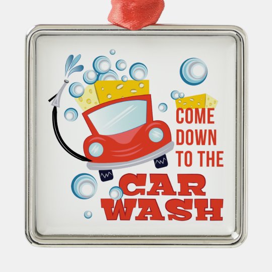 The Car Wash Christmas Ornament Zazzle.co.uk