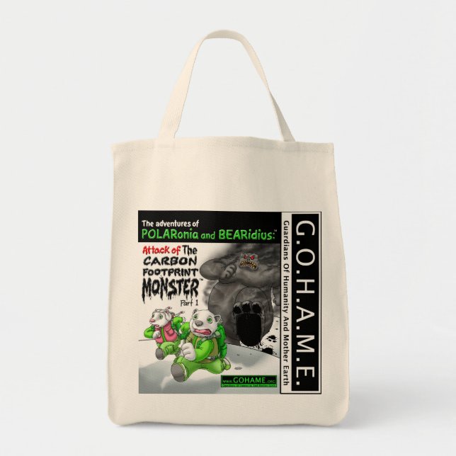 The Carbon Footprint Monster - Part 1 Tote Bag (Front)