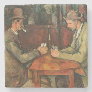 The Card Players, 1893-96 2 Stone Coaster