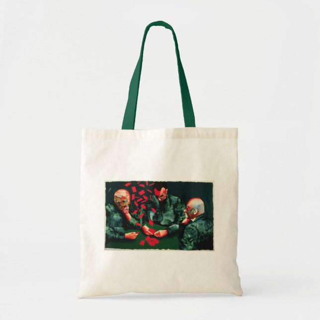 The Card Players 1987 Tote Bag (Front)