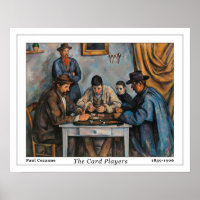 The Card Players by Cezanne
