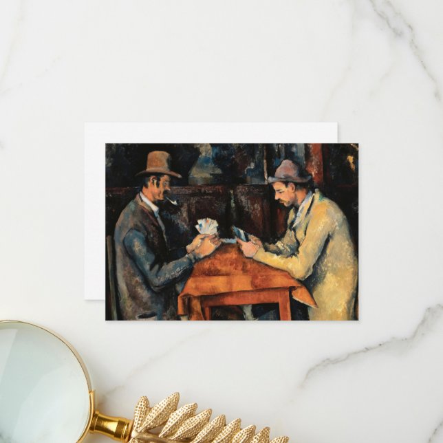 The Card Players by Paul Cezanne (Front/Back In Situ)