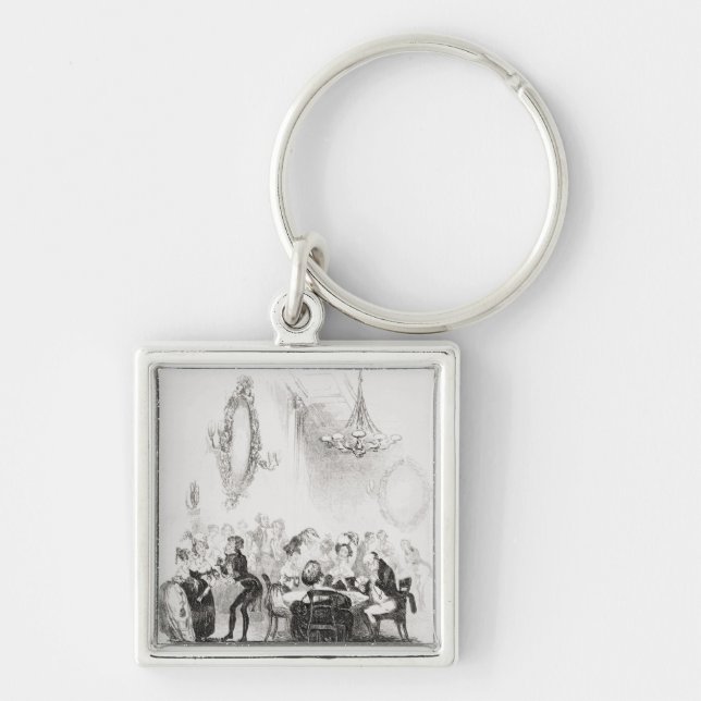 The card room at Bath Key Ring (Front)