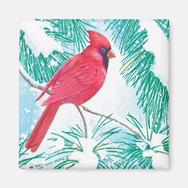 The Cardinal - Magnet (Front)