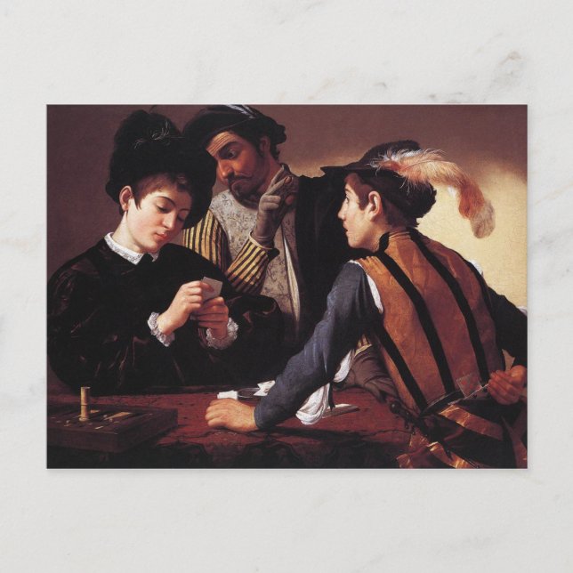 The Cardsharps Postcard (Front)
