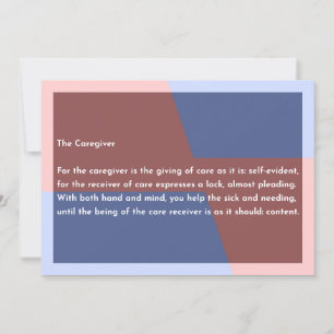 The Caregiver Thank You Card