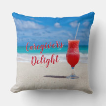 The Caregiver's Delight Throw Pillow
