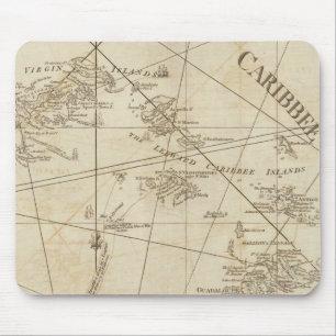 The Caribbean Islands, the Virgin Islands Mouse Mat