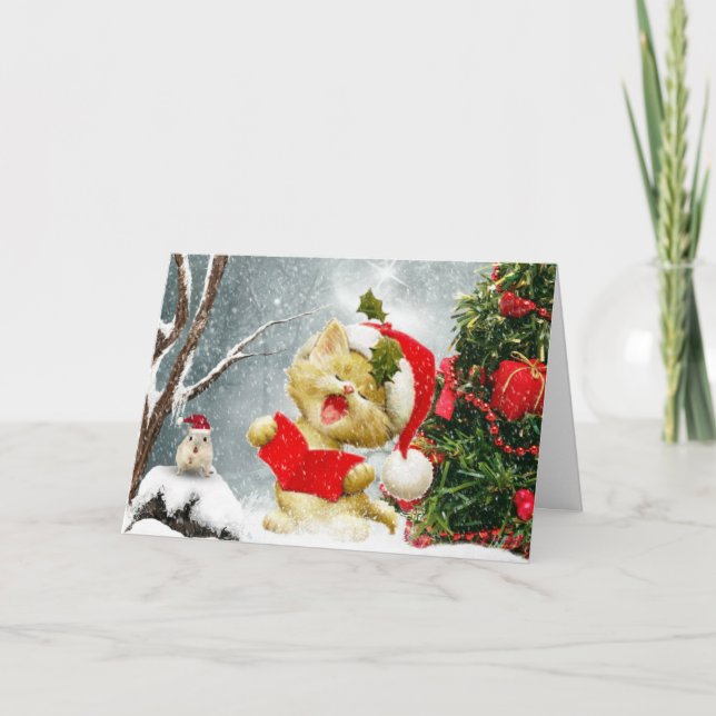 The Carol Singers Christmas Card (Front)