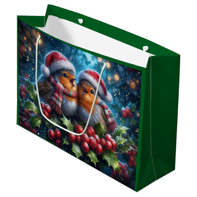 The Carol Singers Gift Bag (Front Angled)
