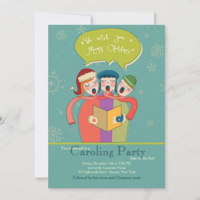 The Carolers Holiday Card (Front)