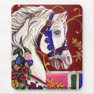 The Carousel Horse Mouse Mat