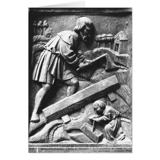 The Carpenter, detail from an altarpiece (Front)