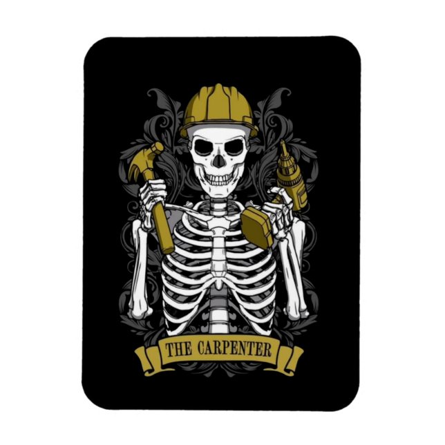 The Carpenter Tarot Card Magnet (Vertical)