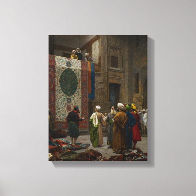 The Carpet Merchant, c.1887 (oil on canvas) Canvas Print (Front)