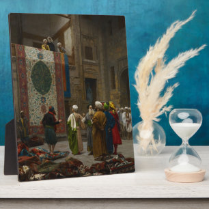 The Carpet Merchant, c.1887 (oil on canvas) Plaque