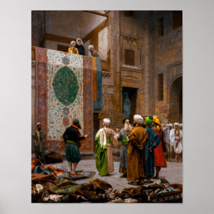 The Carpet Merchant   Jean-Léon Gérôme   Poster