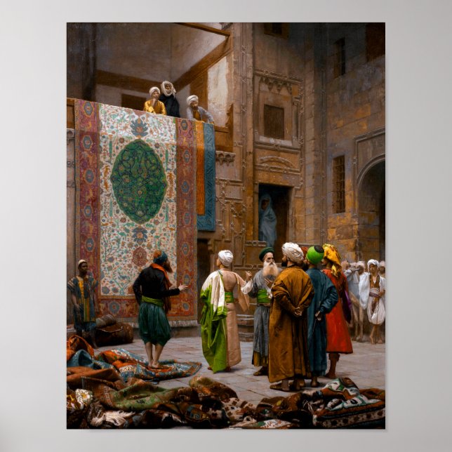 The Carpet Merchant | Jean-Léon Gérôme | Poster (Front)