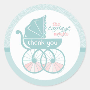 The Carriage Awaits Classic Round Sticker