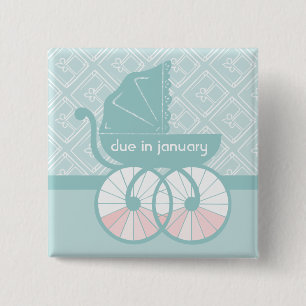 The Carriage Awaits v2 15 Cm Square Badge