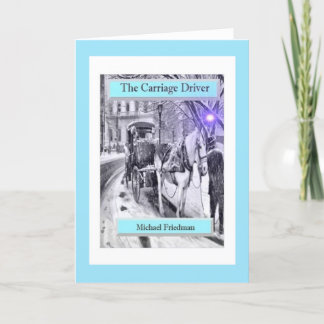 The Carriage Driver, Folded Greeting Card