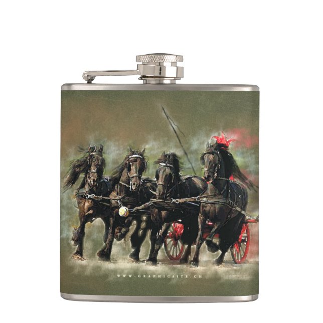 The Carriage - Flask (Front)