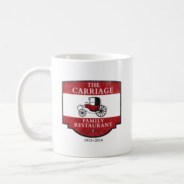 The Carriage House Restaurant La Mirada  Coffee Mug (Left)