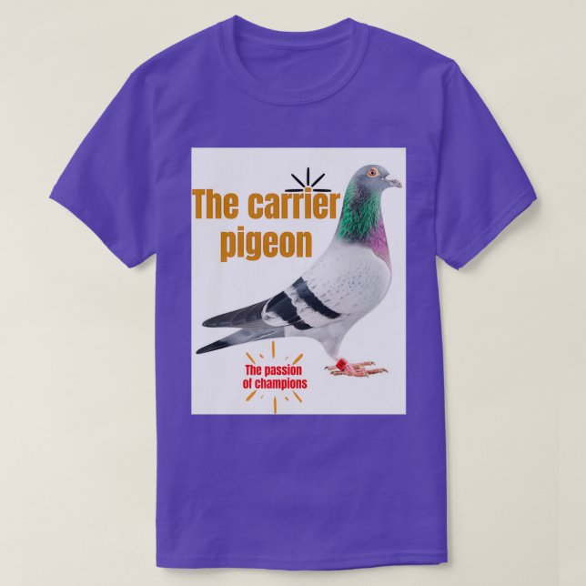 The carrier pigeon T-Shirt (Design Front)
