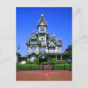 The Carson Mansion in Eureka, California Postcard