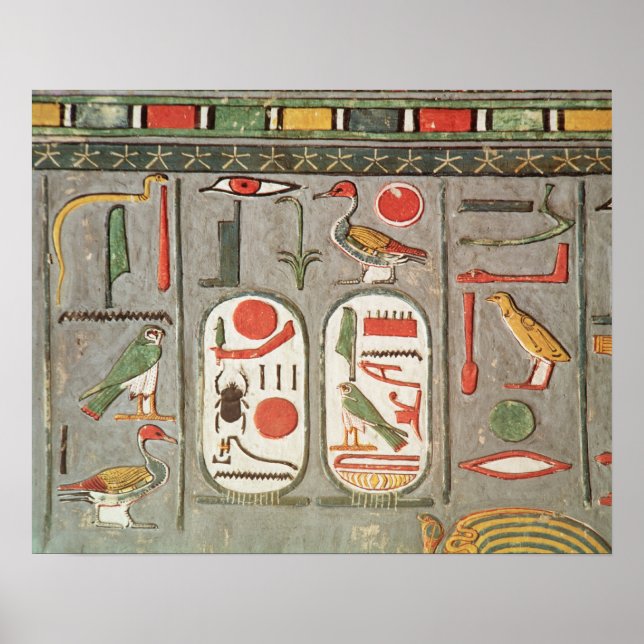 The cartouche of the king poster (Front)