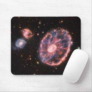 The Cartwheel Galaxy And Its Companion Galaxies. Mouse Mat